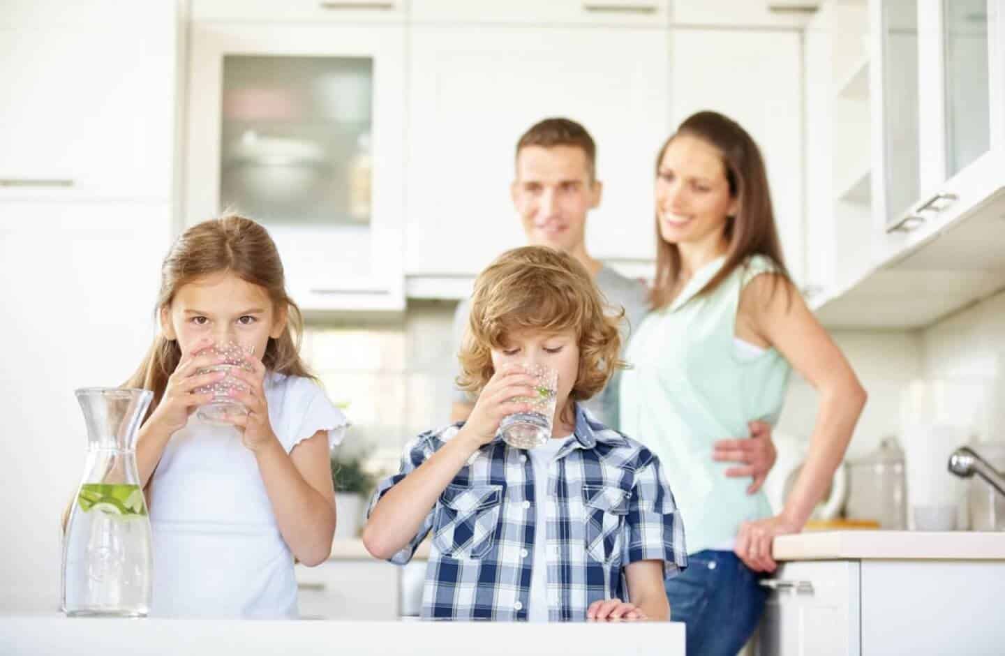 Children enjoy clean, better-tasting water from whole house water filtration system